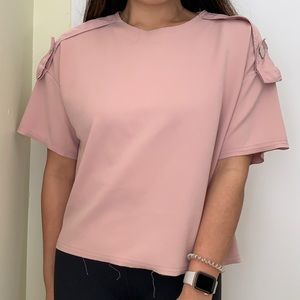 Zara pink top